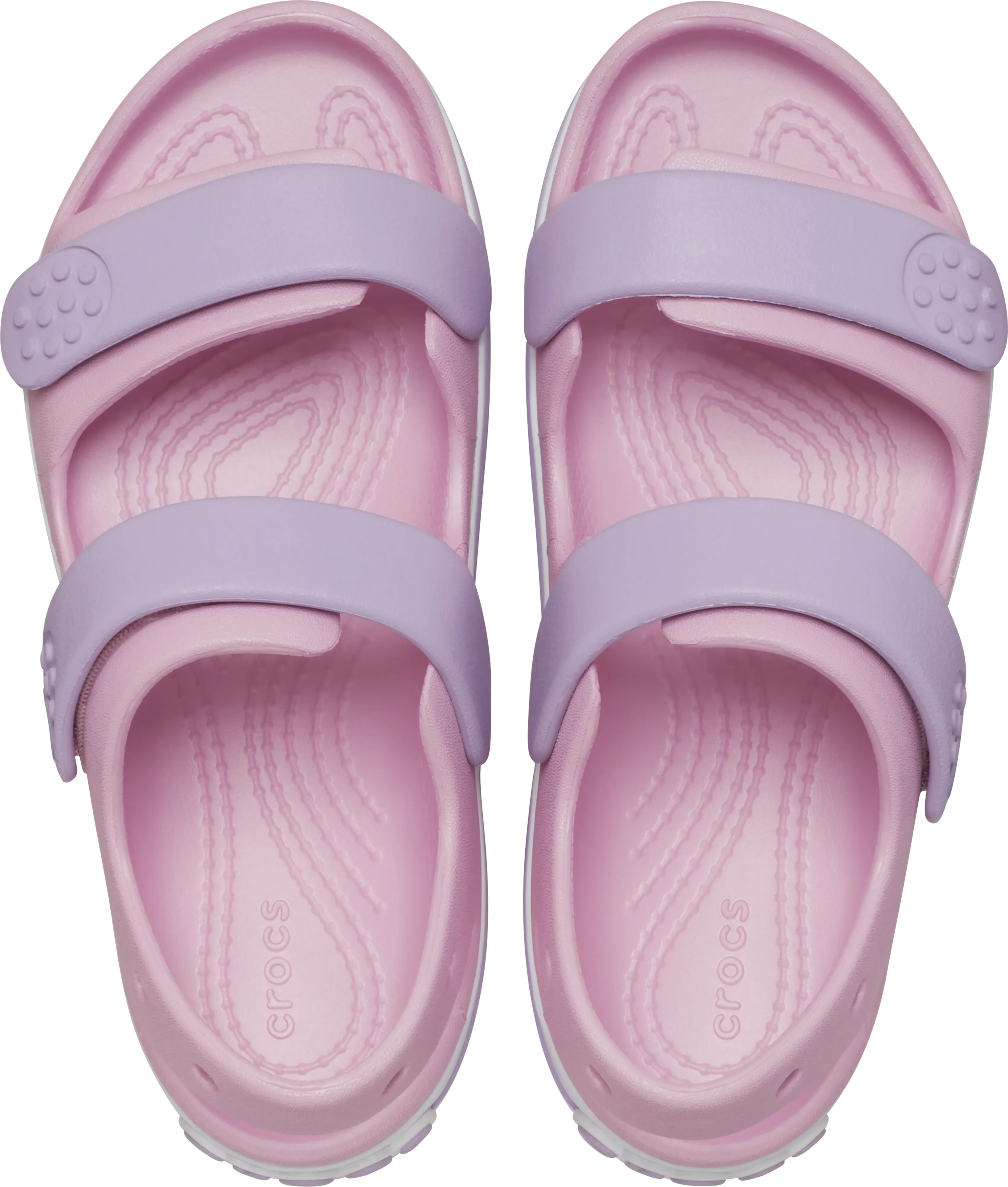 Crocs Crocband Cruiser Sandals - Toddler (Ballerina Pink) (SIZES C4-C10)