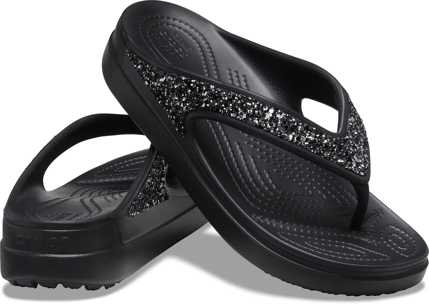 Crocs Sloane Embellished Wedge Flip Flops | Sandals for Women