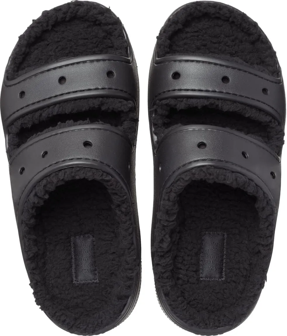 Crocs Unisex-Adult Classic Cozzzy Platform Sandals | Fuzzy Slippers Slide