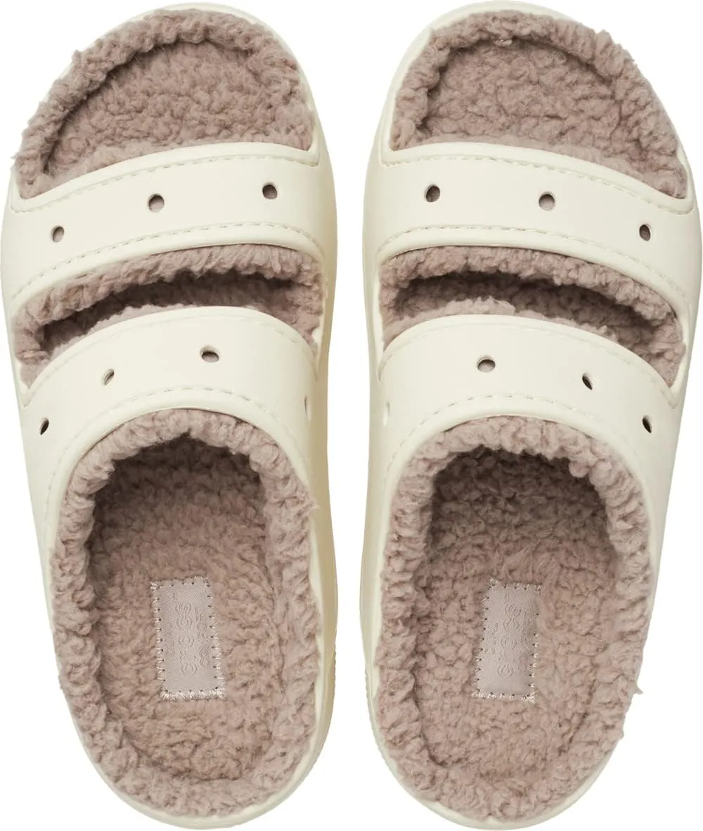 Crocs Unisex-Adult Classic Cozzzy Platform Sandals | Fuzzy Slippers Slide