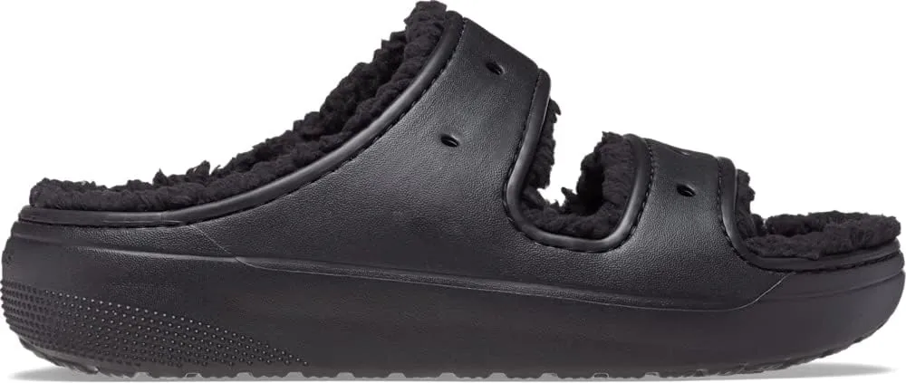 Crocs Unisex-Adult Classic Cozzzy Platform Sandals | Fuzzy Slippers Slide