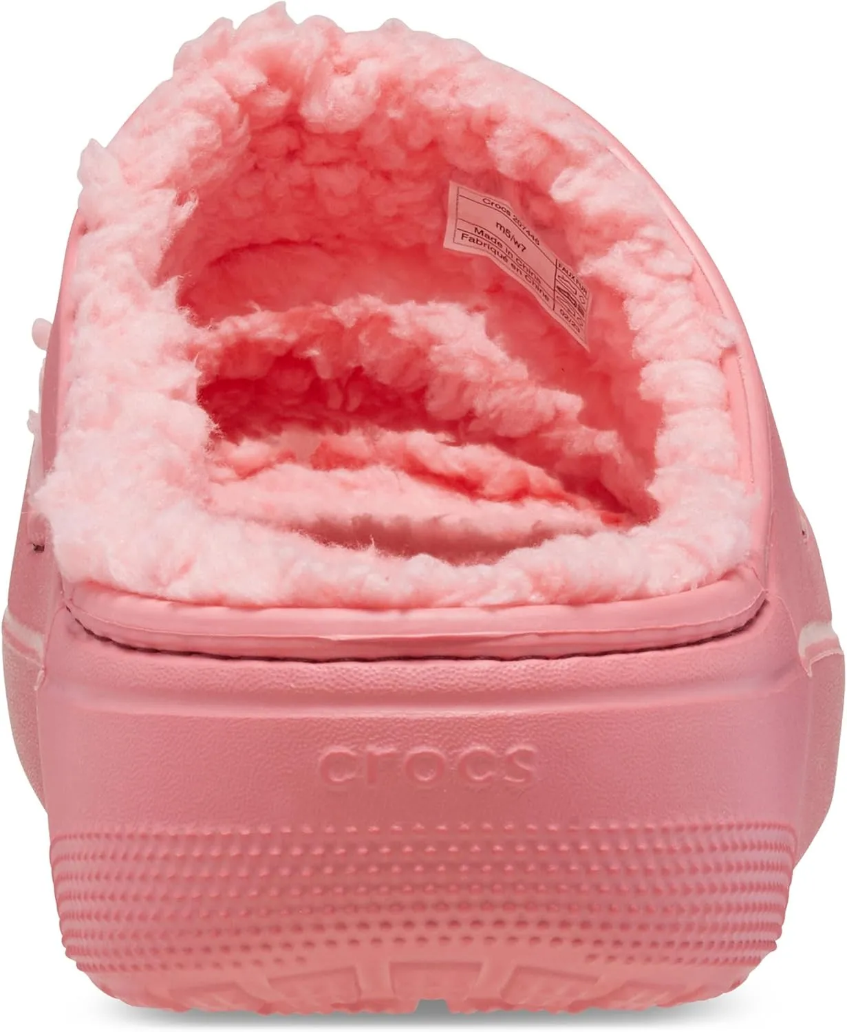 Crocs Unisex-Adult Classic Cozzzy Platform Sandals | Fuzzy Slippers Slide