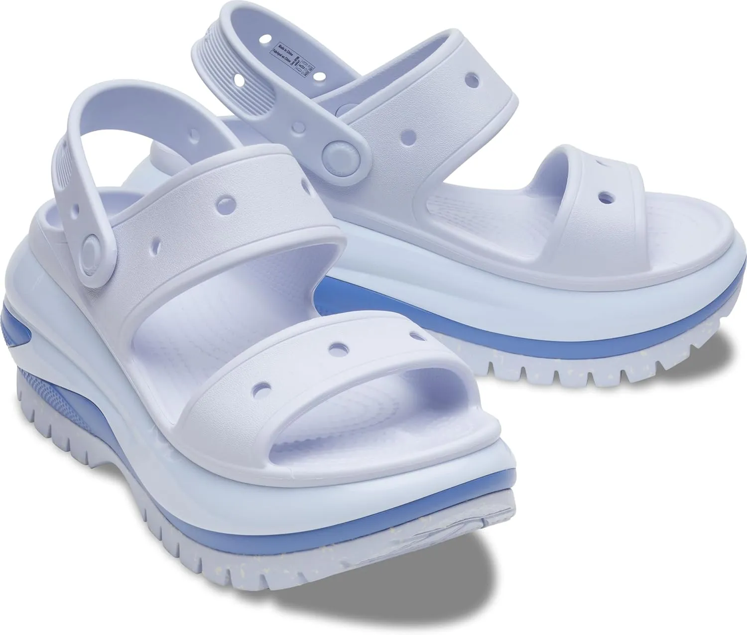 Crocs Unisex Classic Mega Crush Platform Sandals Wedge