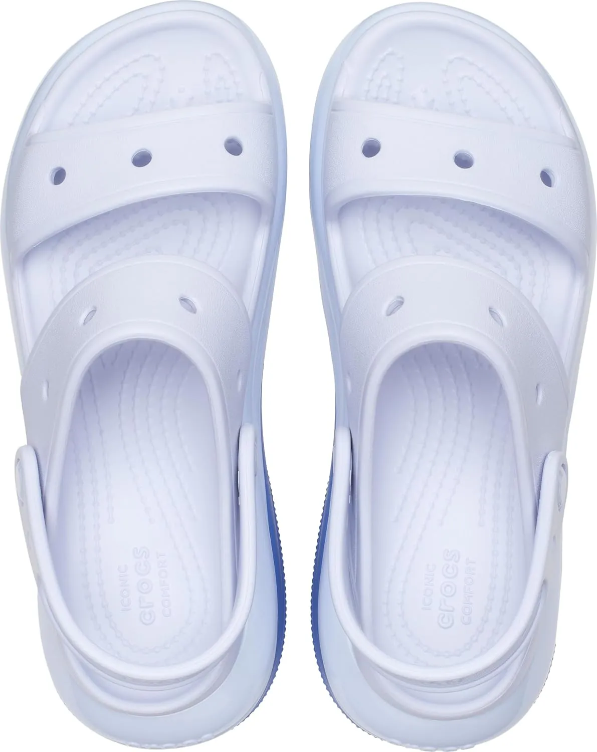 Crocs Unisex Classic Mega Crush Platform Sandals Wedge