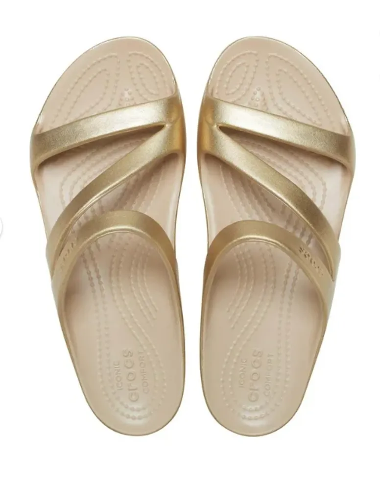 Crocs Women Kadee II Metallic Sandal In Gold (Pre-Order)
