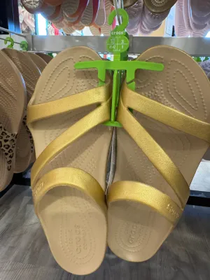 Crocs Women Kadee II Metallic Sandal In Gold (Pre-Order)
