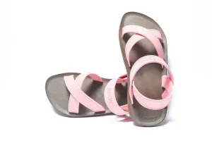 Cross Plus Brown Sole Light Pink Strap