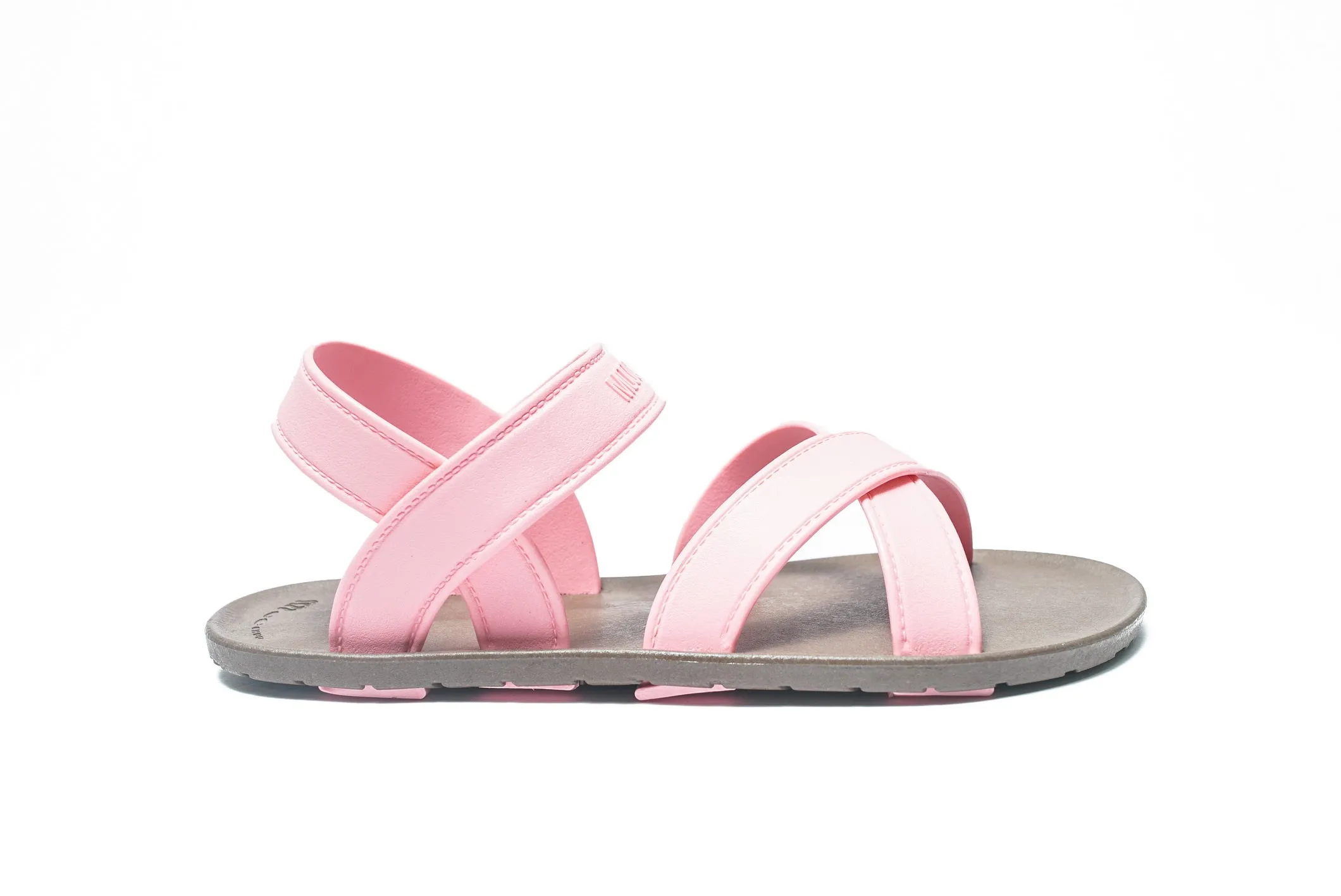 Cross Plus Brown Sole Light Pink Strap