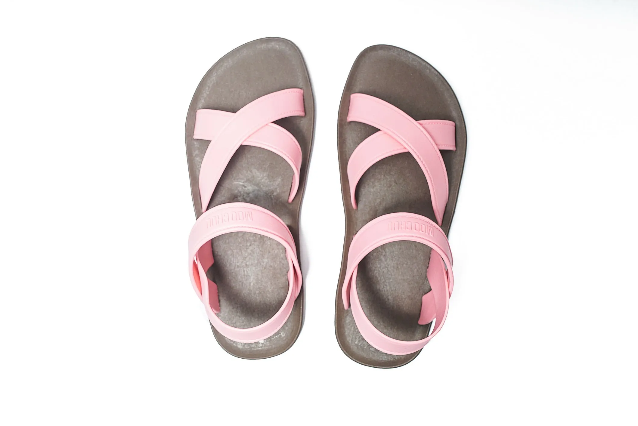 Cross Plus Brown Sole Light Pink Strap
