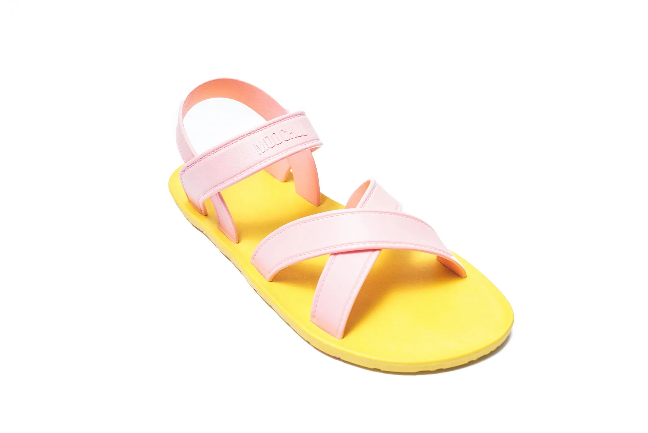 Cross Plus Yellow Sole Light Pink Strap