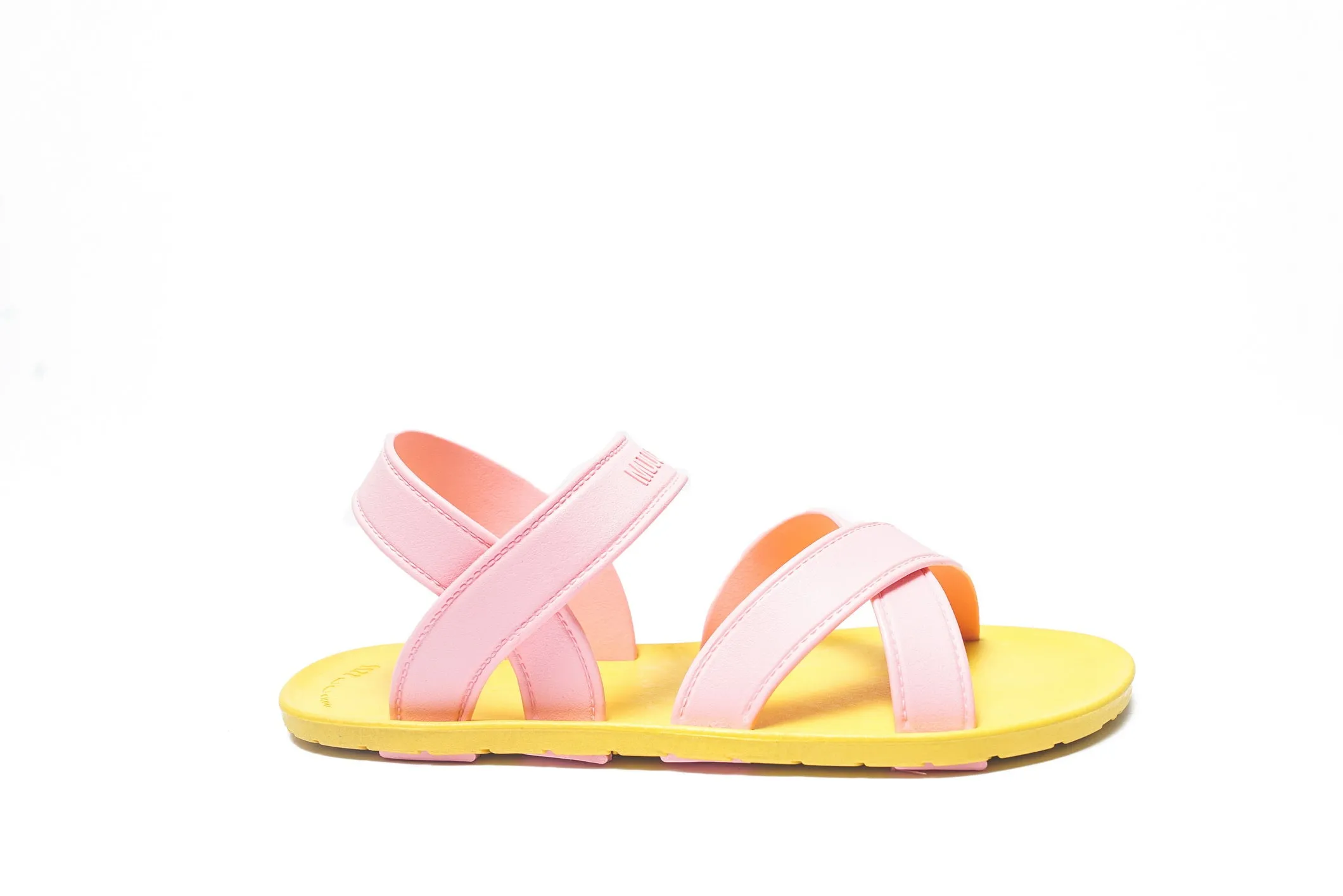 Cross Plus Yellow Sole Light Pink Strap