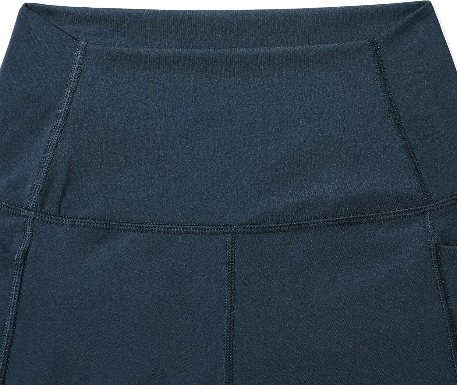 CRZ YOGA Women's Naked Feeling Biker Shorts with Pockets 6'' - High Waisted Yoga Gym Workout Spandex