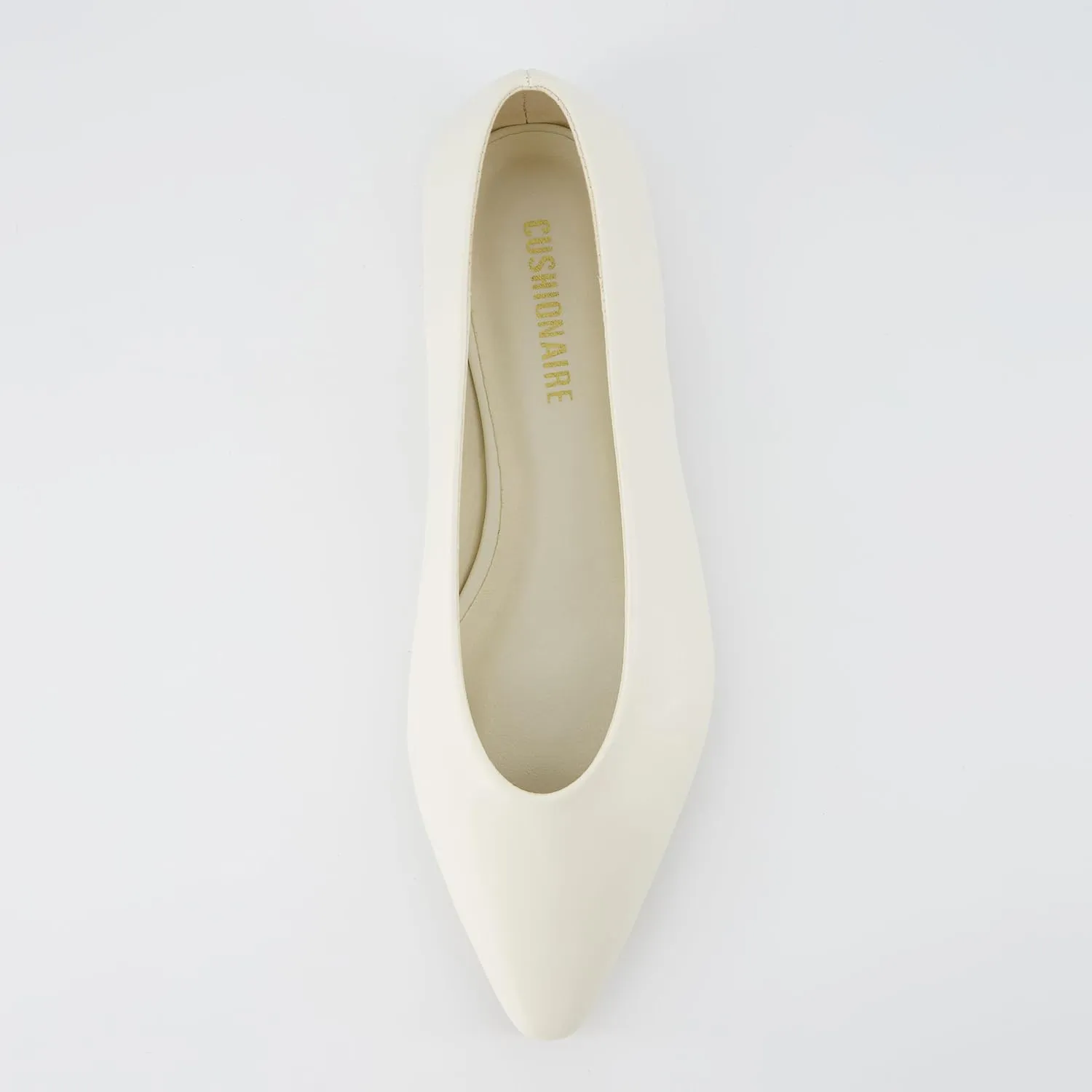 CUSHIONAIRE Gabor Women's Pointed Toe Slip-On Flat  Memory Foam, Wide Widths Available