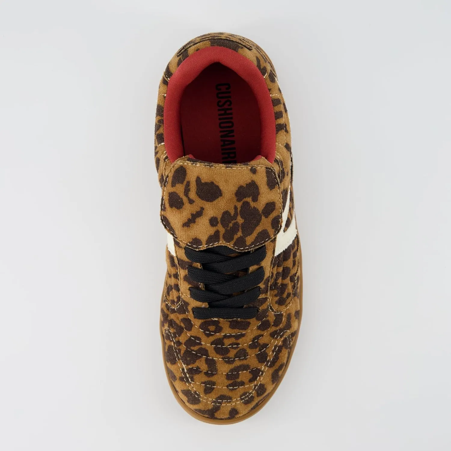 CUSHIONAIRE Women's Astro Retro Sneaker, Lace-Up Design  Memory Foam, Wide Widths Available