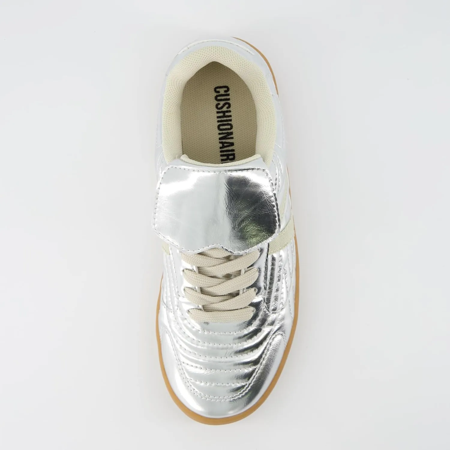CUSHIONAIRE Women's Astro Retro Sneaker, Lace-Up Design  Memory Foam, Wide Widths Available