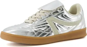 CUSHIONAIRE Women's Astro Retro Sneaker, Lace-Up Design  Memory Foam, Wide Widths Available