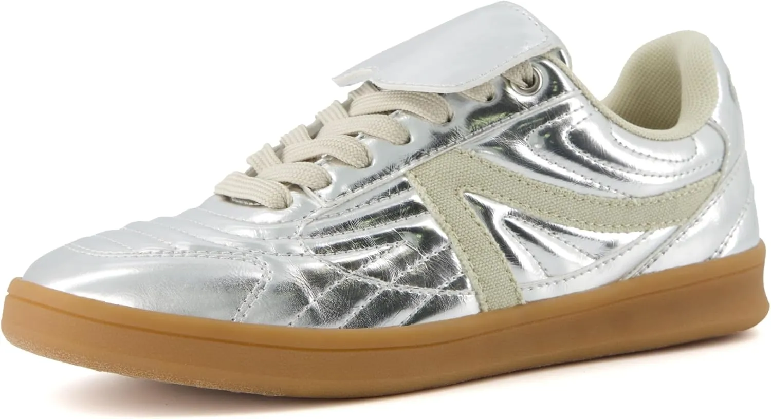 CUSHIONAIRE Women's Astro Retro Sneaker, Lace-Up Design  Memory Foam, Wide Widths Available