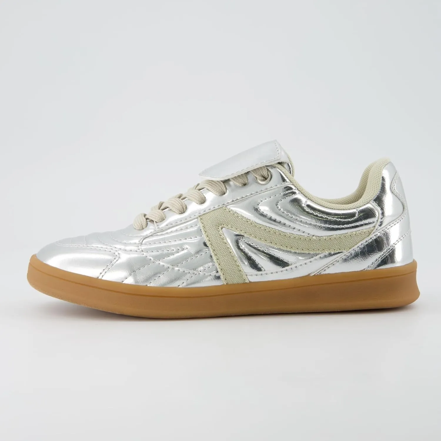 CUSHIONAIRE Women's Astro Retro Sneaker, Lace-Up Design  Memory Foam, Wide Widths Available