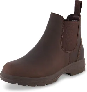 CUSHIONAIRE Women's Britain slip on chelsea boot  Memory Foam, Wide Widths Available