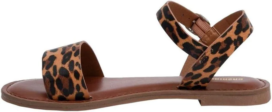 CUSHIONAIRE Women's Clara One Band Ankle Strap Sandal  Memory Foam, Wide Widths Available