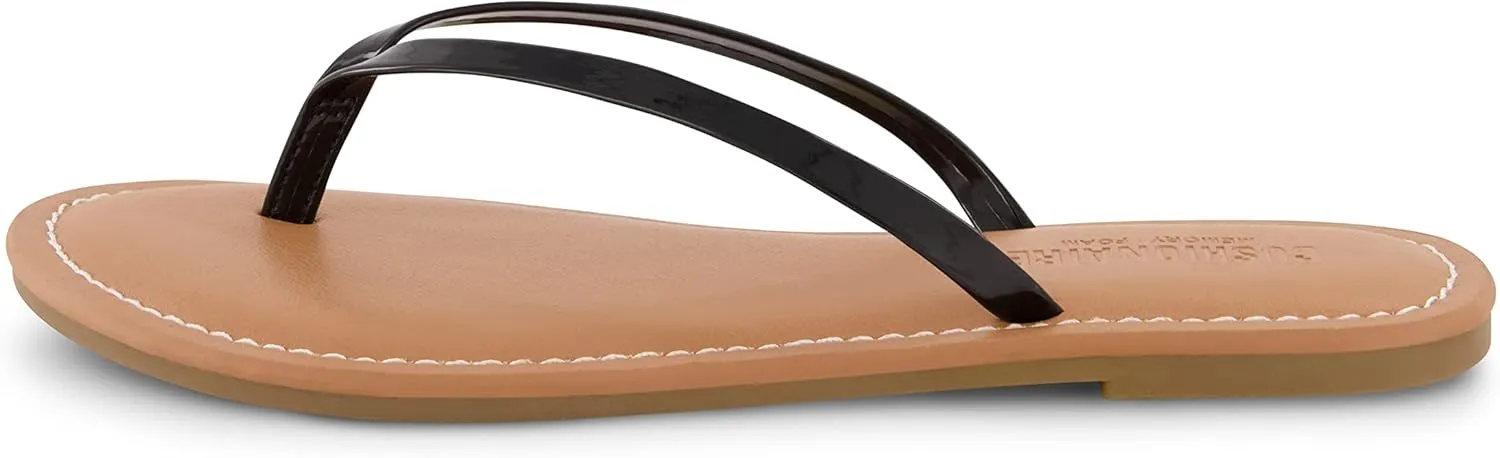 CUSHIONAIRE Women's Cora Flat Flip Flop Sandal with  Comfort