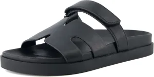 CUSHIONAIRE Women's Estate Footbed Sandal With  Comfort