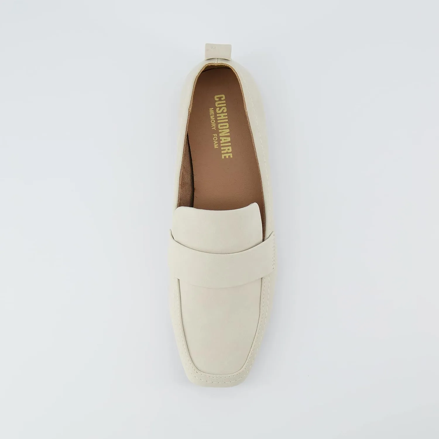 CUSHIONAIRE Women's Gramercy Slip on Loafer  Memory Foam, Wide Widths Available