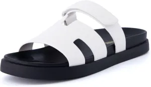 CUSHIONAIRE Women's Lotto footbed sandal with  Comfort, Wide Widths Available