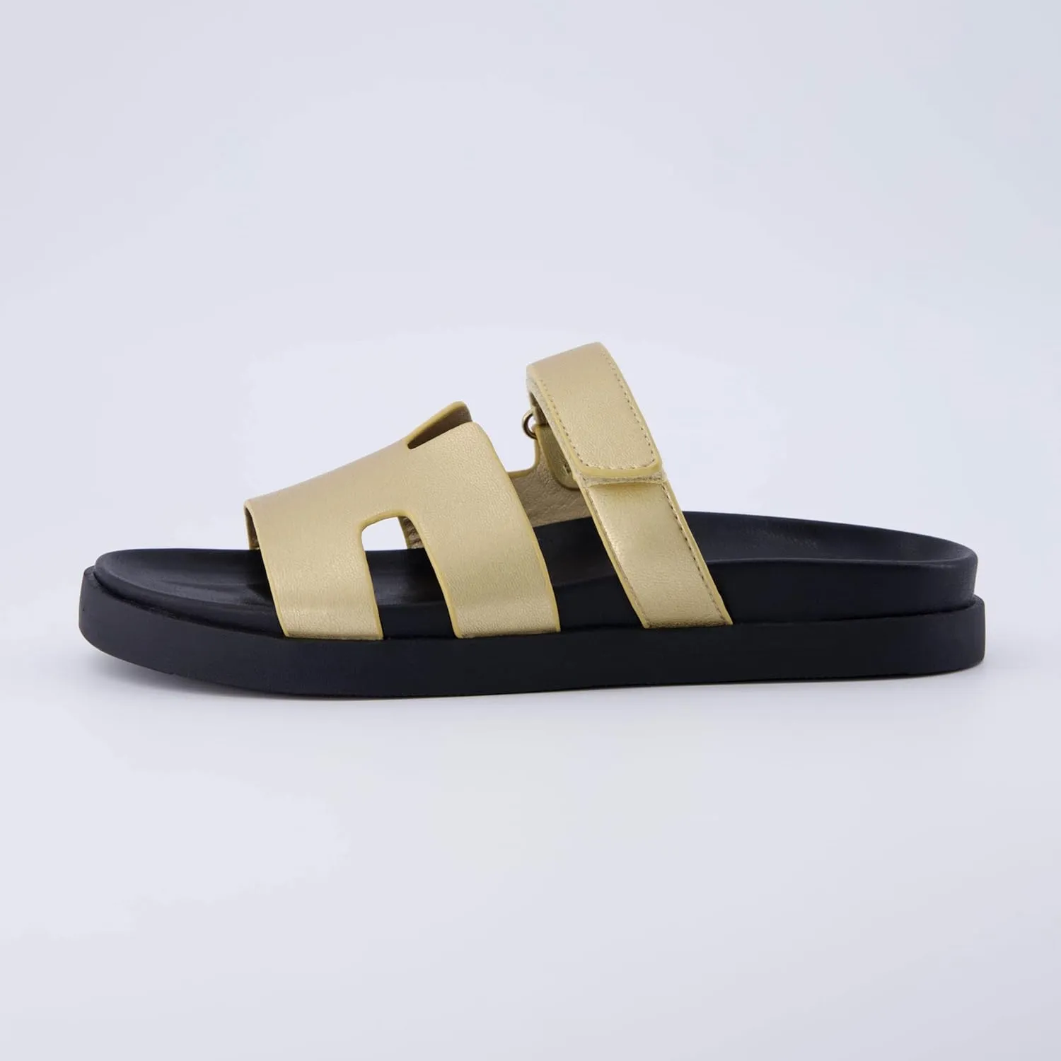 CUSHIONAIRE Women's Lotto footbed sandal with  Comfort, Wide Widths Available