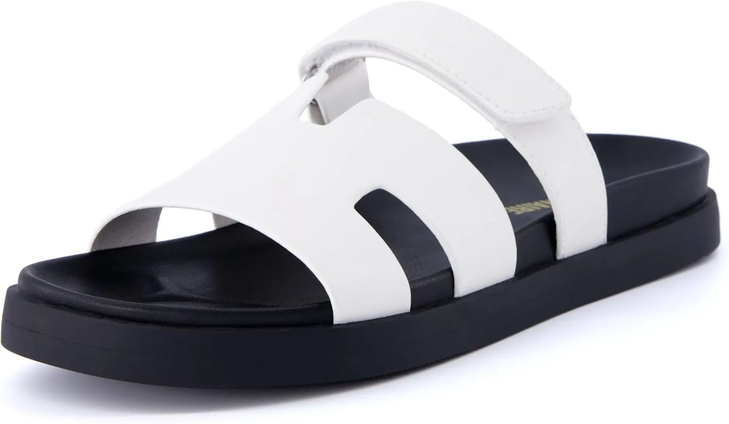 CUSHIONAIRE Women's Lotto footbed sandal with  Comfort, Wide Widths Available