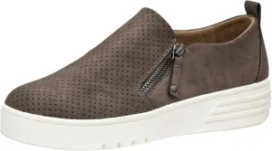 CUSHIONAIRE Women's Nissa Casual Zipper Slip on with  Memory Foam & Wide Widths Available