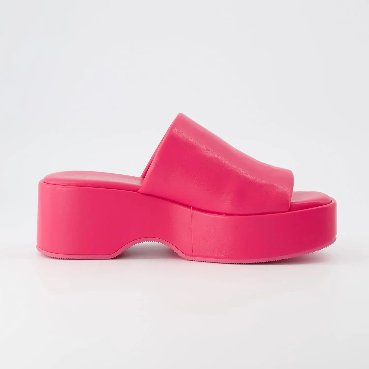 CUSHIONAIRE Women's Spin one band platform sandal with  Memory Foam