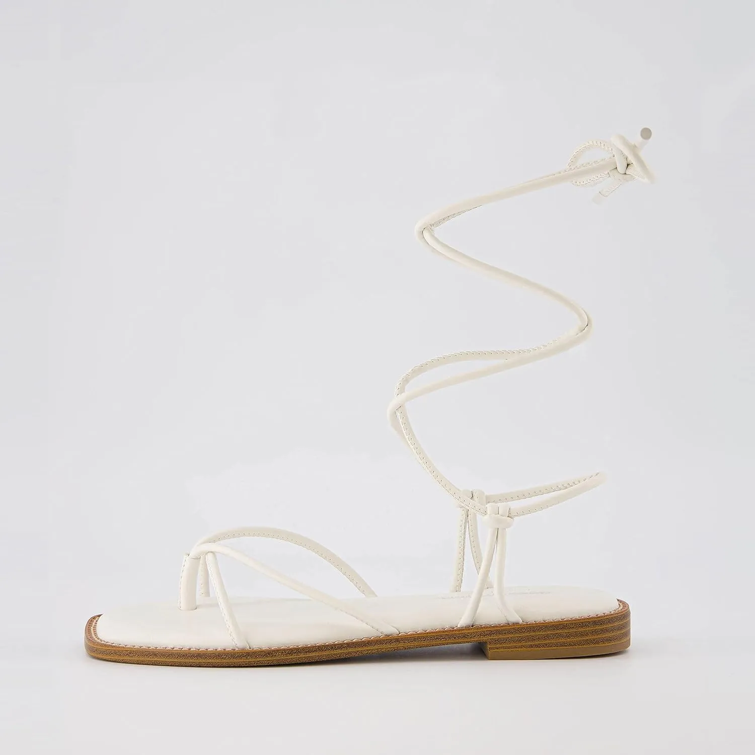 CUSHIONAIRE Women's Virtue lace up sandal  Memory Foam, Wide Widths Available