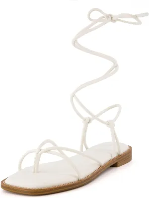 CUSHIONAIRE Women's Virtue lace up sandal  Memory Foam, Wide Widths Available
