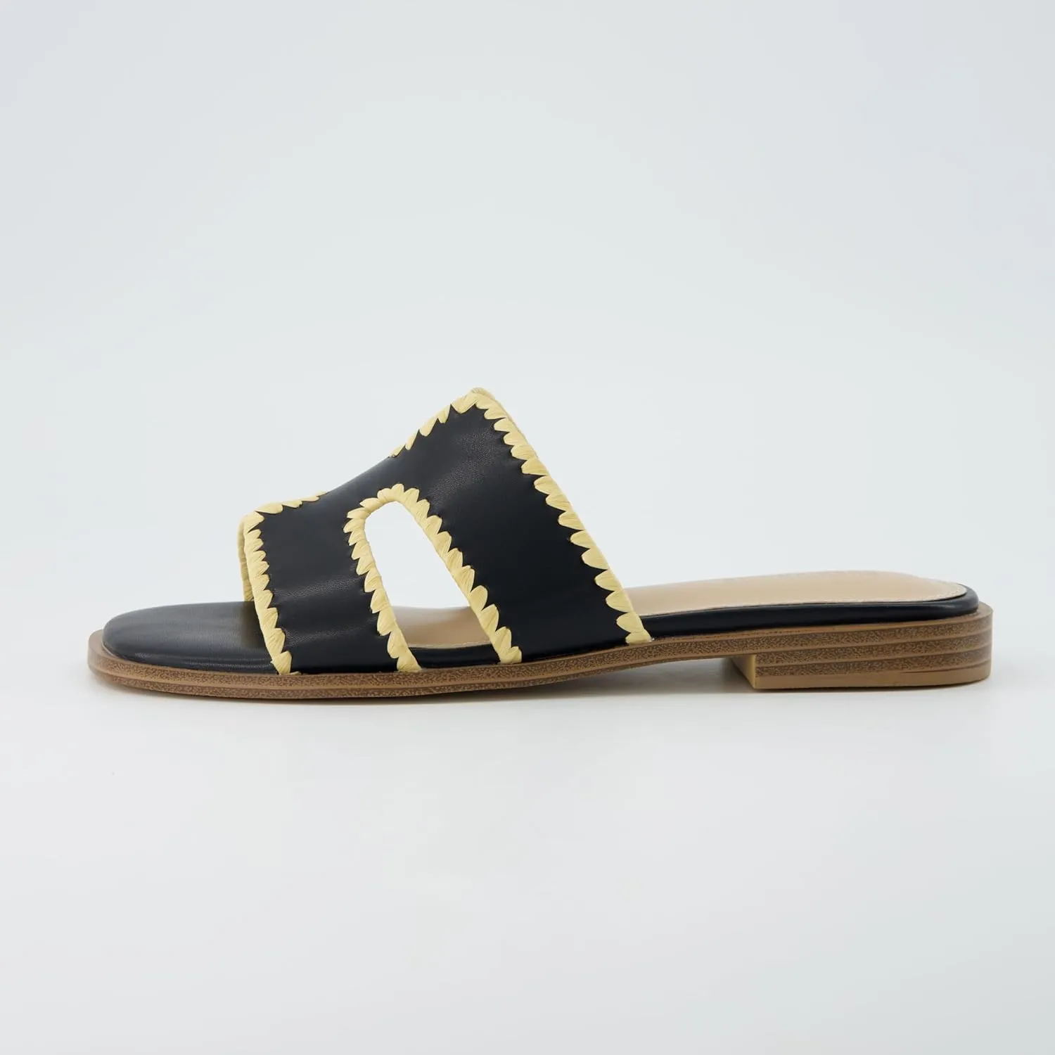 CUSHIONAIRE Women's Voyage slide sandal  Memory Foam, Wide Widths Available