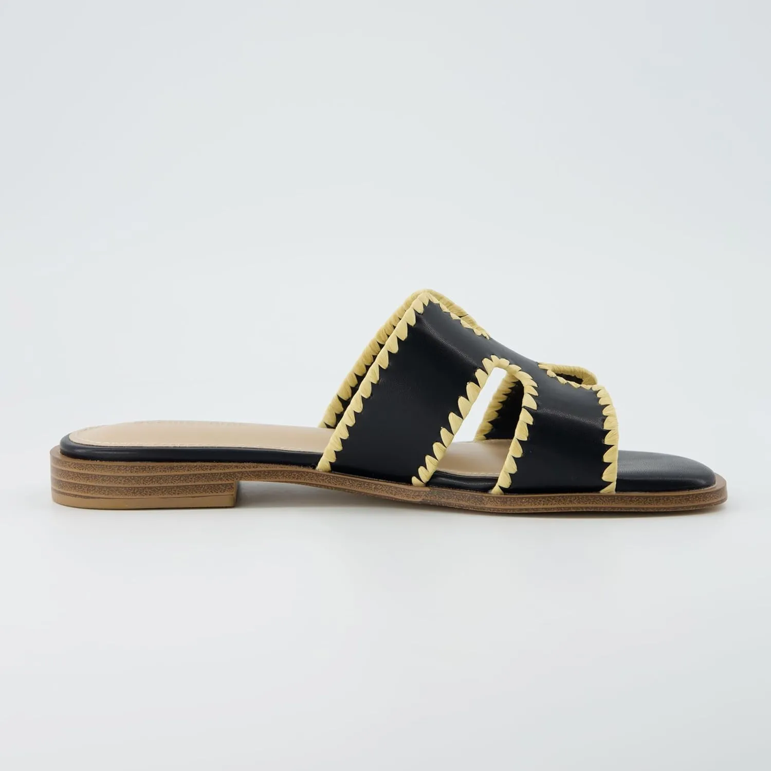 CUSHIONAIRE Women's Voyage slide sandal  Memory Foam, Wide Widths Available