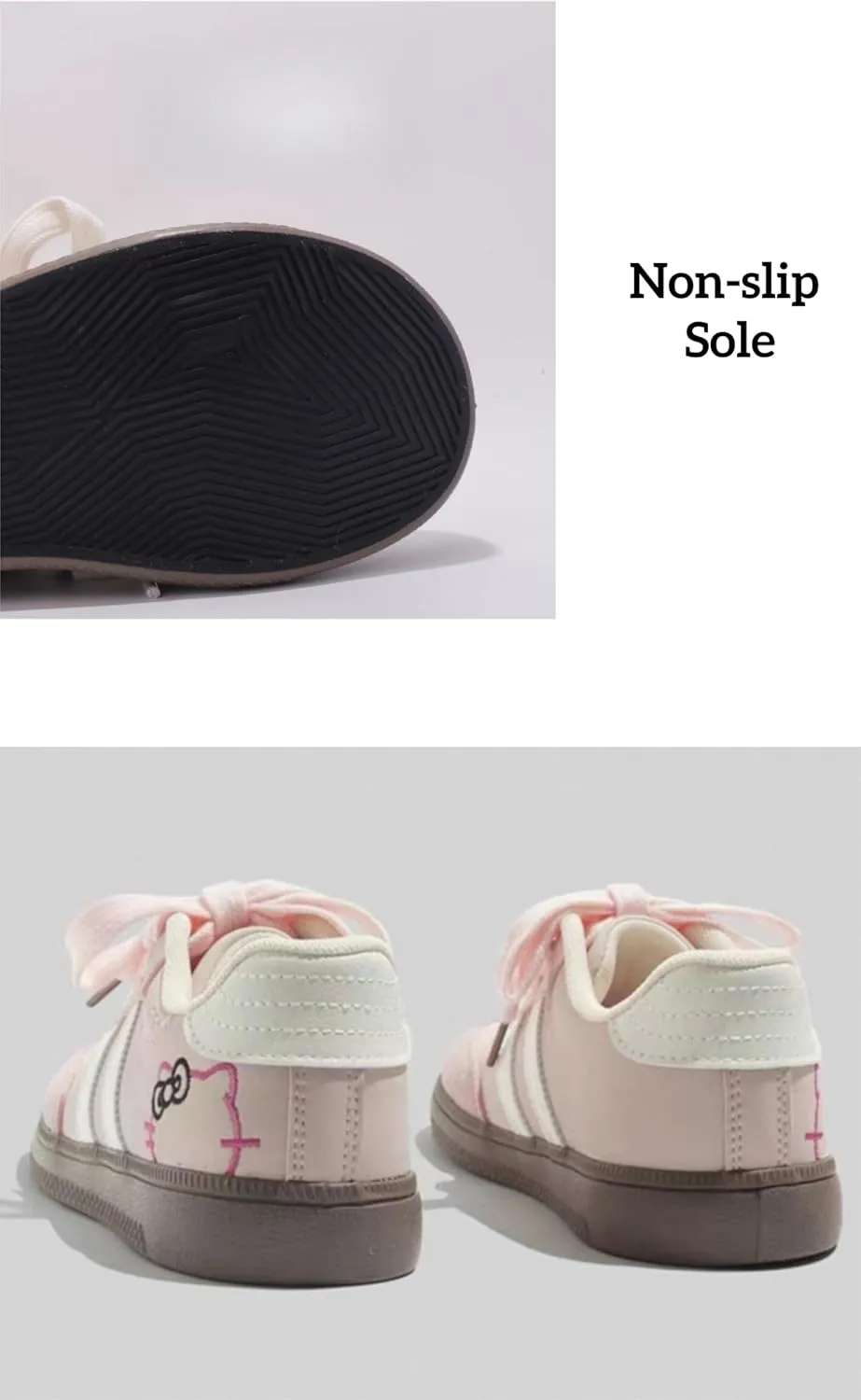 Cute Platform Chunky Cat Aesthetic Shoes Low Top Lace up Walking Sneakers for Women - Fashion Kitten Breathable and Comfortable Trainers