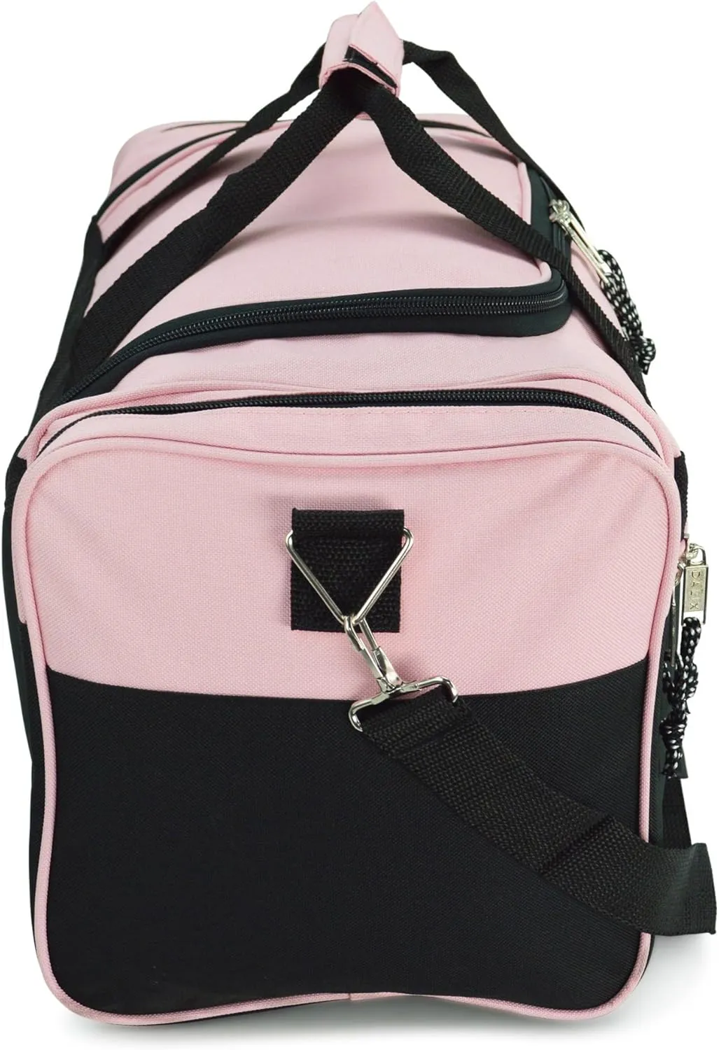 DALIX 21" Blank Sports Duffle Bag Gym Bag Travel Duffel with Adjustable Strap in Pink