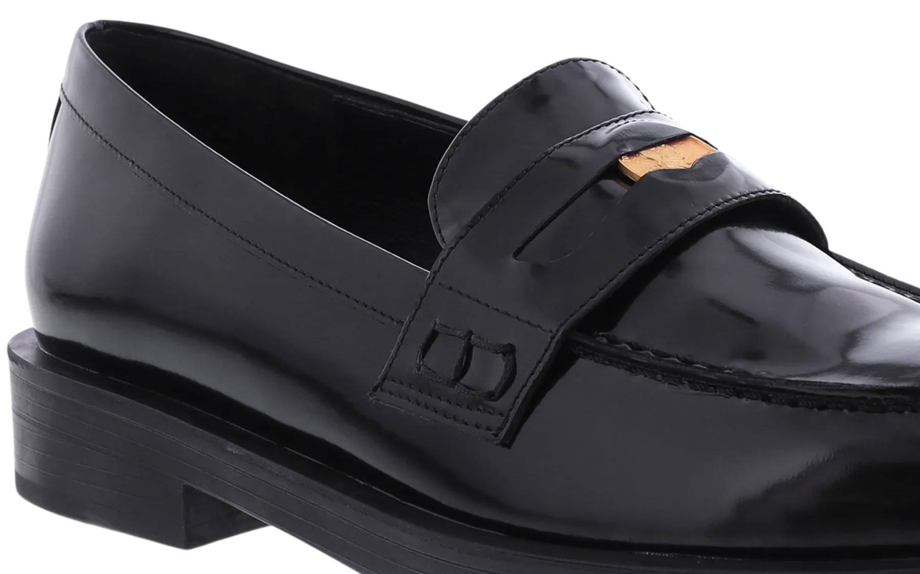 Dames Bras Penny Loafer Zwart