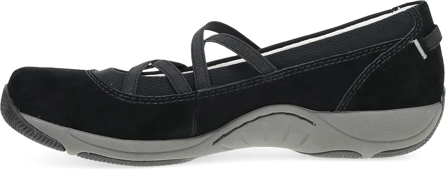 Dansko Harper Women's Slip-On Mary Jane Sneaker - Elasticized Straps, Removable Footbed, Arch Support, Comfortable & Stylish Travel Sneaker