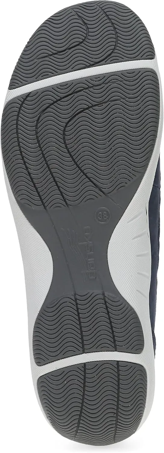 Dansko Harper Women's Slip-On Mary Jane Sneaker - Elasticized Straps, Removable Footbed, Arch Support, Comfortable & Stylish Travel Sneaker
