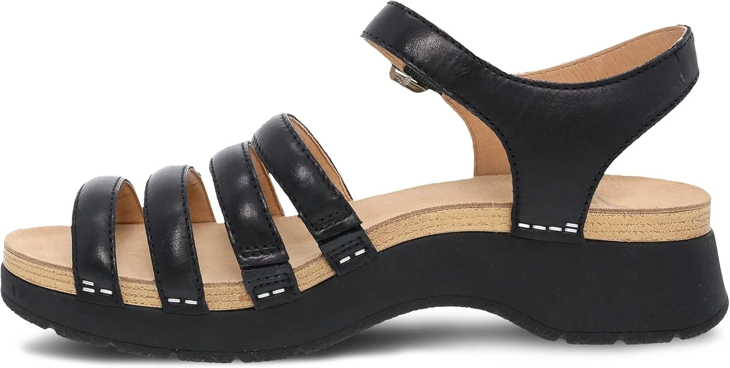 Dansko Roxie Strappy Sandal for Women - Colorful and Stylish Shoe with a Cushioned Footbed- All-Day Legendary Comfort