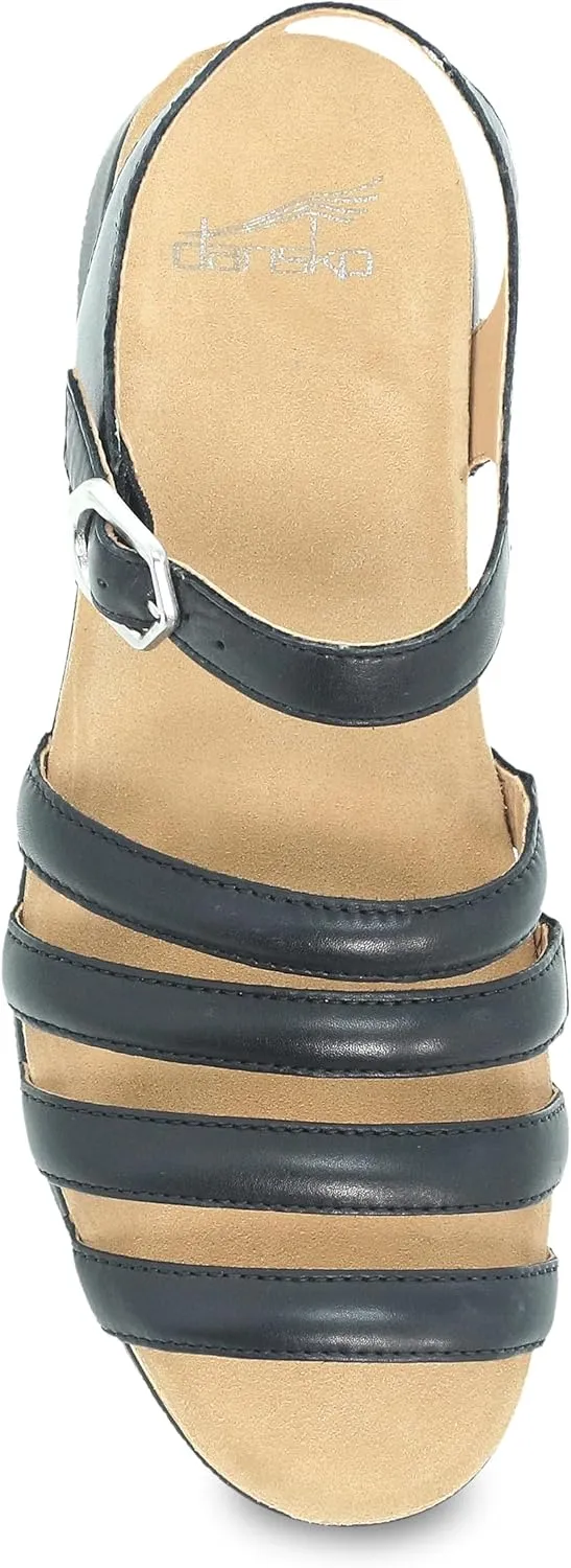 Dansko Roxie Strappy Sandal for Women - Colorful and Stylish Shoe with a Cushioned Footbed- All-Day Legendary Comfort
