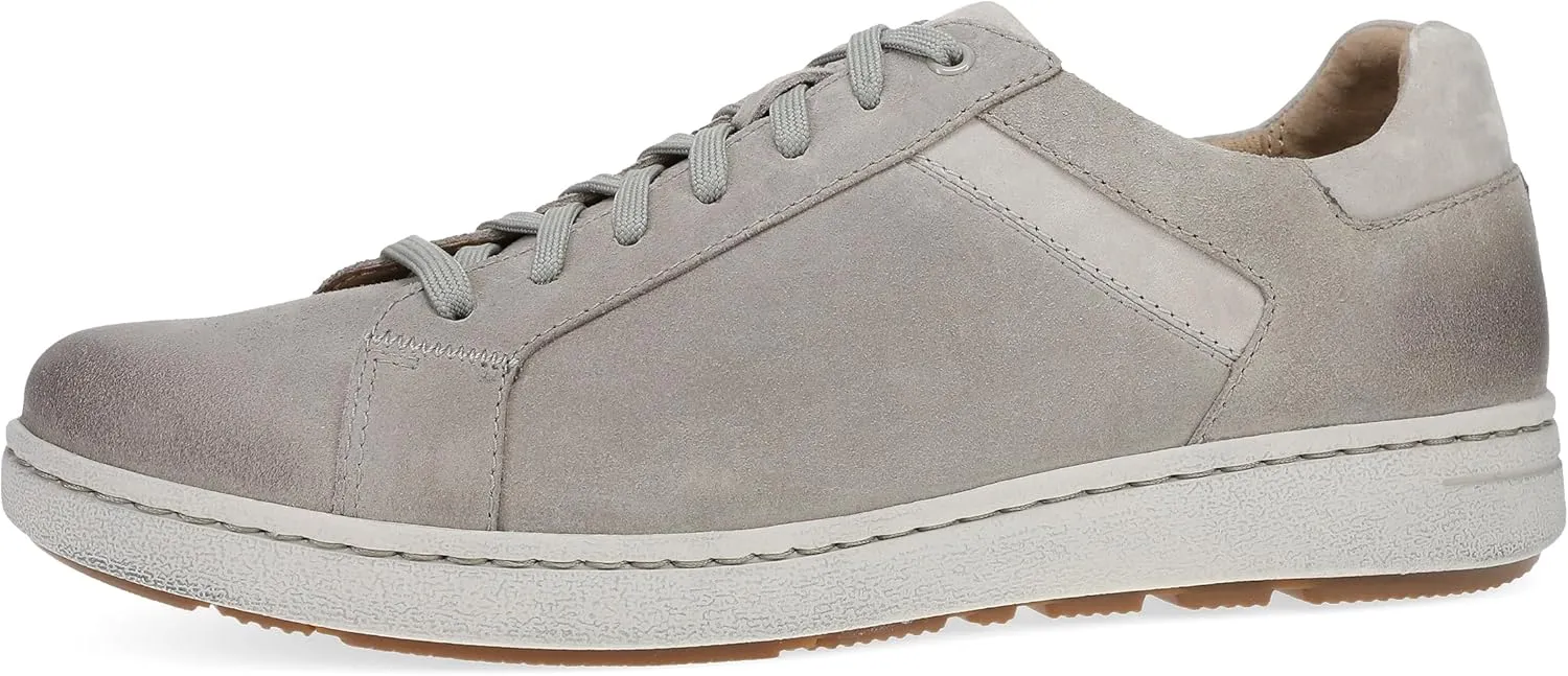 Dansko Trevor Lace up Stylish Sneaker for Men - Leather Linings for Breathability - Slip-Resistant Outsole