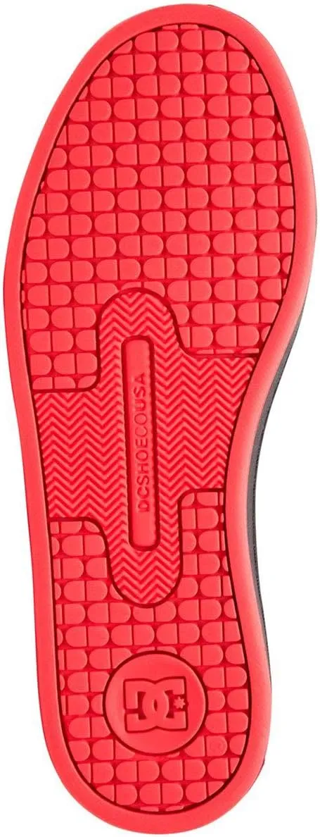 DC Shoes Women's Court Graffik Sneakers Black/Hot Pink Size 5