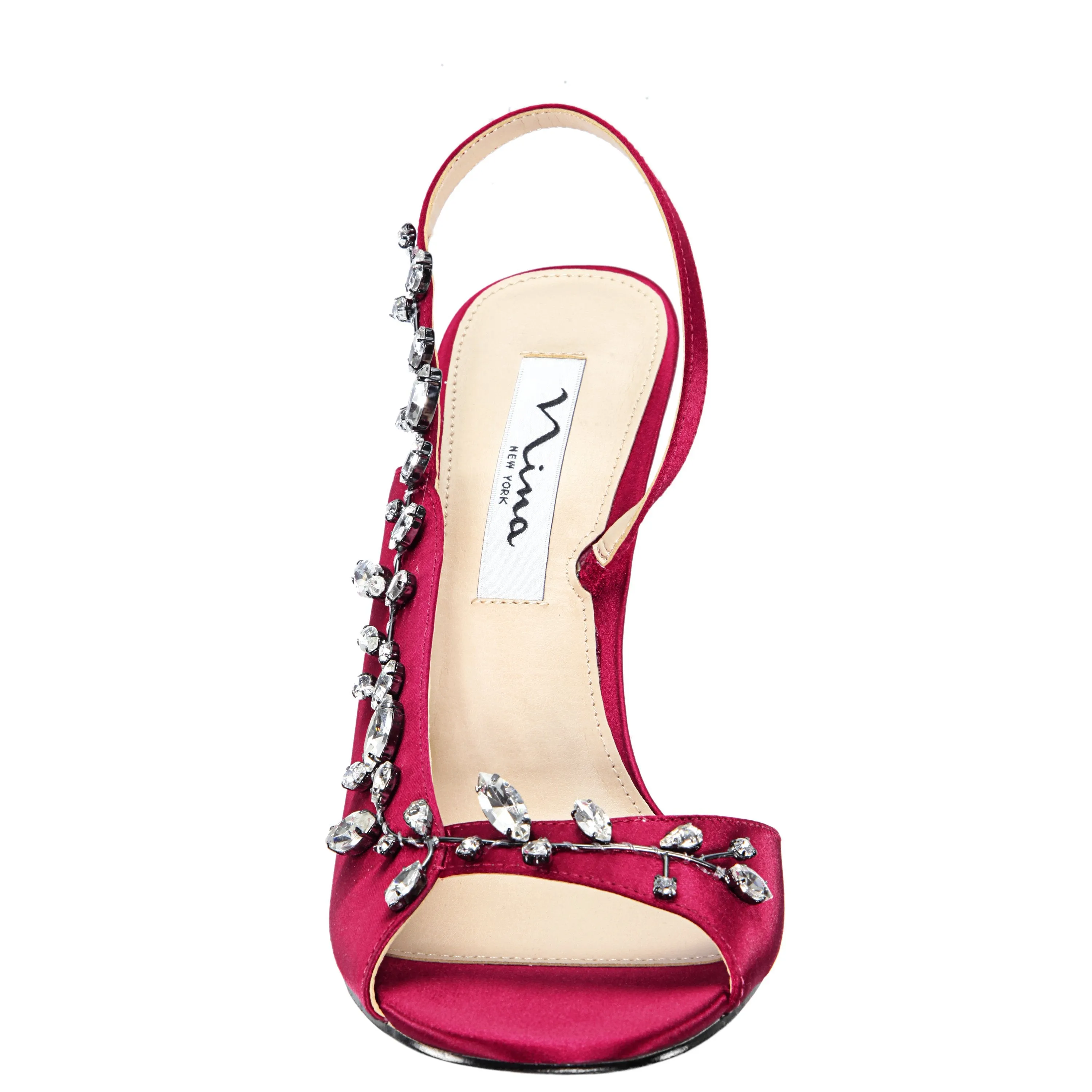DEANNE-CRIMSON SATIN