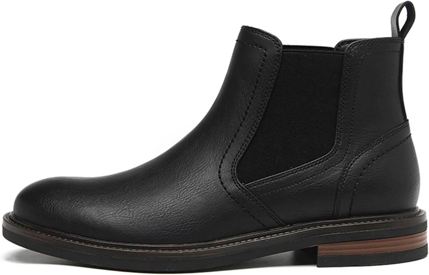 DECARSDZ Men's Chelsea Boots Casual Classic Comfy Slip-On Suede Chukka Mens Ankle Boot