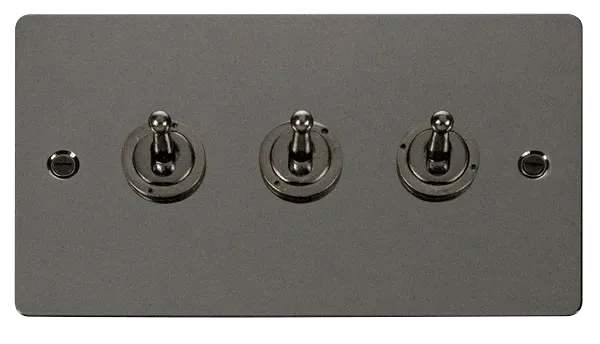 Define 10AX 3 Gang 2 Way Toggle  Switch