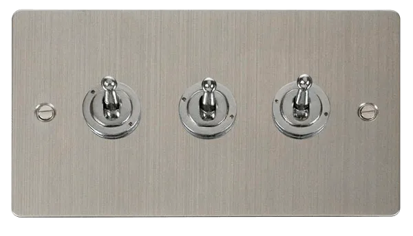 Define 10AX 3 Gang 2 Way Toggle  Switch