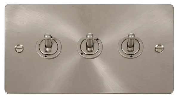 Define 10AX 3 Gang 2 Way Toggle  Switch